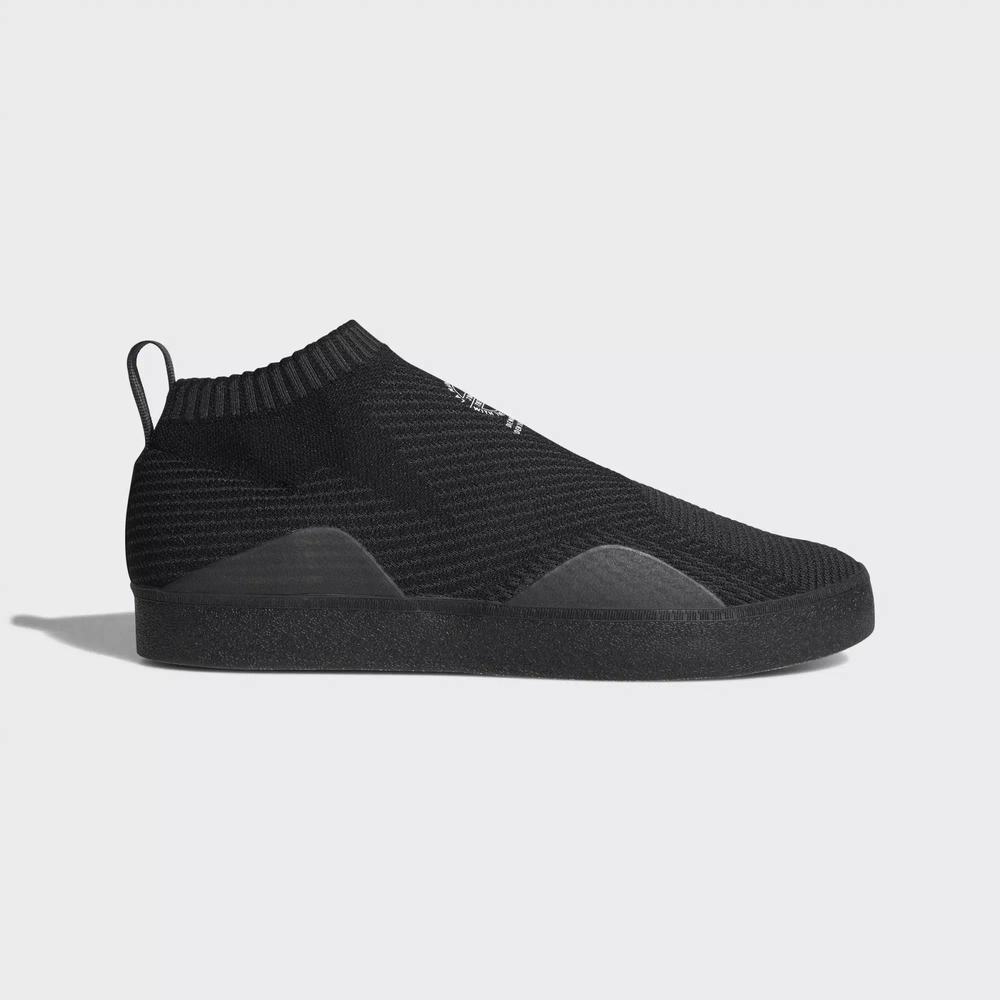 Adidas 3ST.002 Primeknit Tenis Para Skate Negros Para Hombre (MX-58265)